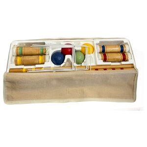 Pottery Barn Kids Croquet Set Complete NEW Toy With Tags